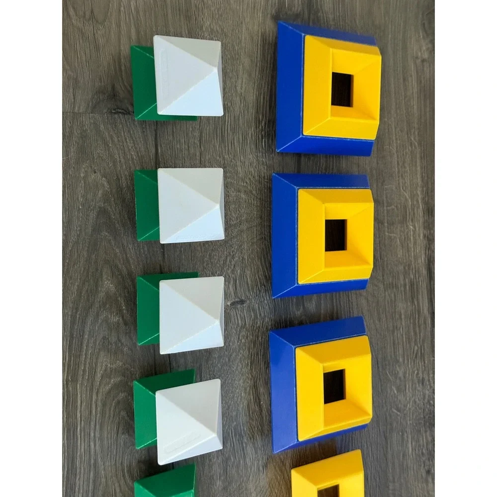 Wedgits Building Blocks Starter Tote Set and Transparent Blocks - Picture 7 of 8
